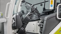 Mithilfe der stufenlos dreifachverstellbaren Lenksäule passen Sie das Lenkrad an. - TORION small series