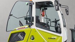 Die Einstiegstür links und das rechte Fenster lassen sich um 180° öffnen und in dieser Position arretieren. - TORION small series